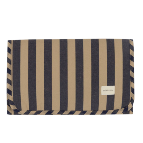 Changing mat - Navy + Caramel · Minicoton
