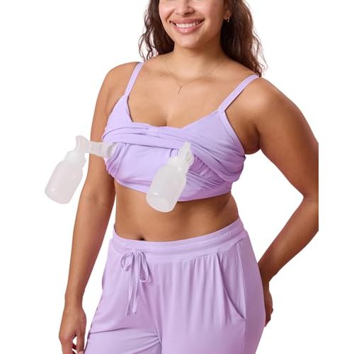 Kindred Bravely Sublime Wireless Comfort Sleep Pumping Bra | Seamless Hands-Free Pumping & Nursing Bra