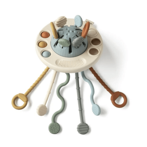 UFO Silicone Toy - Pearl Blue