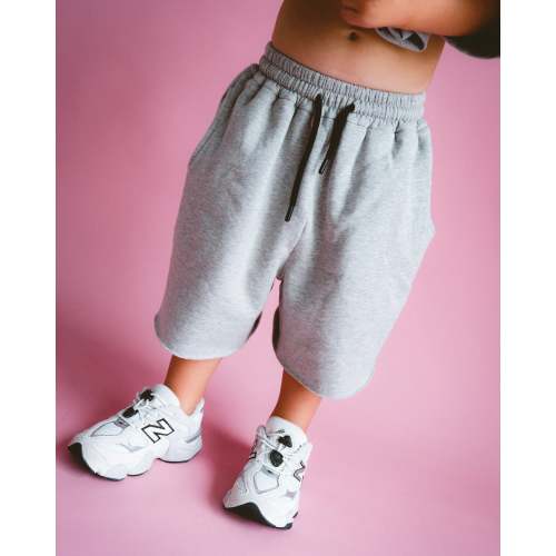 Bermuda Track Short - Grey Marle