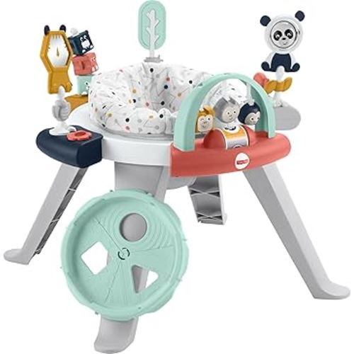 Fisher-Price Baby to Toddler Toy 3-in-1 Spin & Sort Activity Center and Play Table with 10+ Activities, Happy Dots