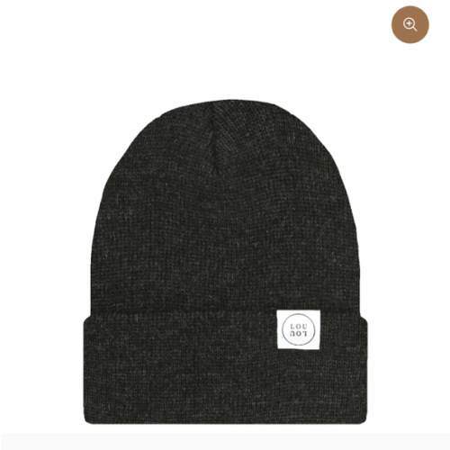 Beanie - Heathered Black