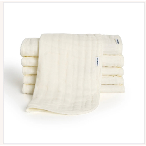 6-Pack Baby Neutral Vanilla Muslin Burp Cloths – Gerber Childrenswear