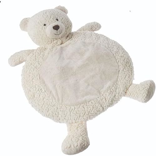 Mary Meyer Bestever Baby Mat Cushioned Tummy Time Floor Play Mats for Babies and Toddlers, 31 x 23-Inches, Putty Cream Teddy Bear