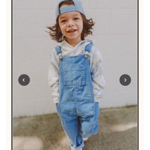 Blue Corduroy Overalls