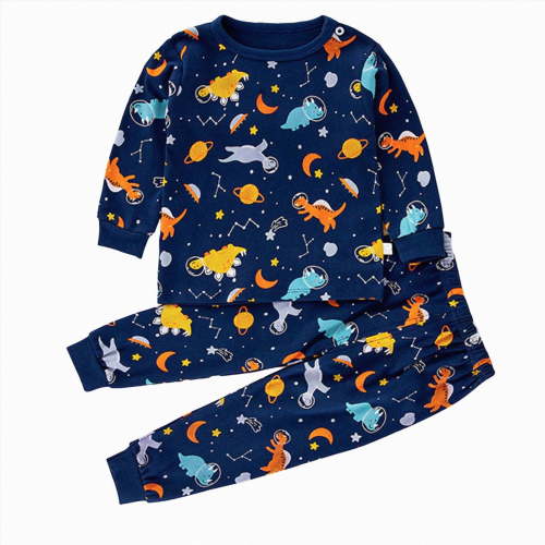 CAICJ98 Toddler Baby Boy Clothes Cotton Long Sleeve Dinosaur Sweatshirts Pants Set 3 6 12 18 24 Months 2T 3T 4T 5T Boys Fall Winter Outfits 2Pcs,Size 12-18 Months