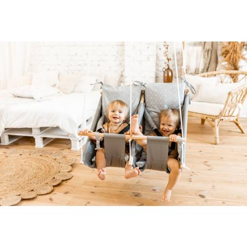 Swings for Twins, Hammock Swing, Indoor swing for Toddler, Outdoor swing chair,Personalized swing set,Porch swing, Personalized twin gift