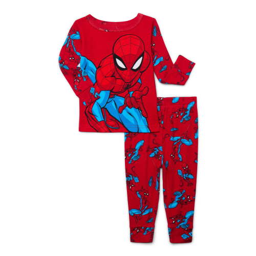 Spider-Man Toddler Long Sleeve Top and Pants Pajama Set, 2-Piece, Sizes 12M-5T