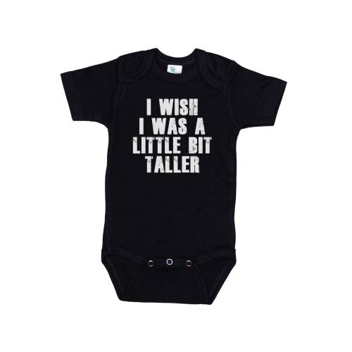 I Wish I Was A Little Bit Taller, Rap Baby Onesie®, Rap Bodysuit, Baby Gift, Music Baby, Newborn Rap Outfit, Baby Rap Onesie®, Rap Baby