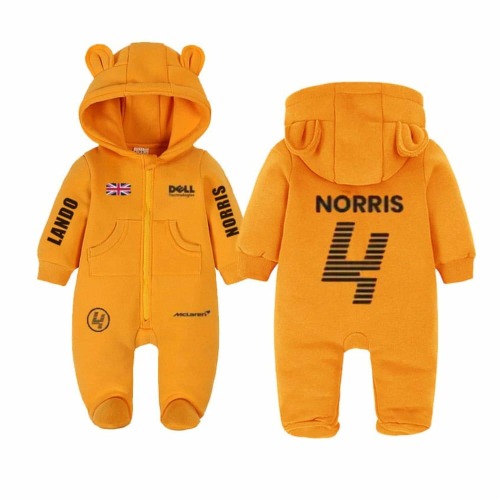 Lando Norris baby romper | F1 Baby Clothes | Kids Bodysuit | Christmas Gift