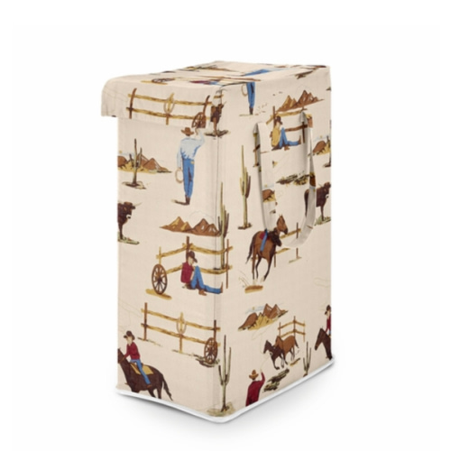 Wild West Cowboy Collection Laundry Hamper with Handles