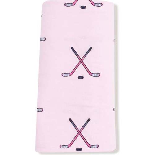 Swaddle Blanket Hockey, Pink - Angel Dear | Maisonette