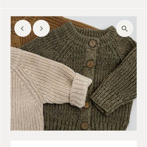 Quinn Knitted Cardigan – Olive and Cradle