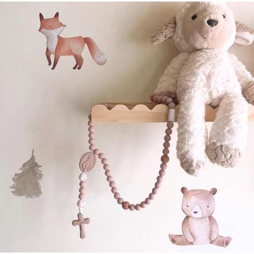 Handmade Silicone Rosary: Our Lady of the Rosary, 5-Decades, with Catholic Prayer Flashcards