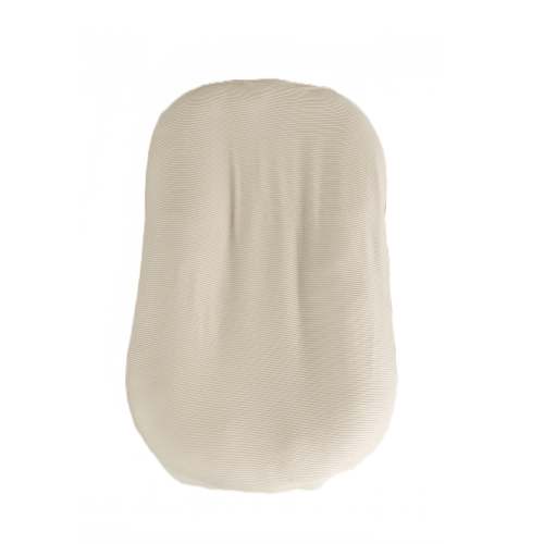 Oat Ribbed Baby Lounger Cover