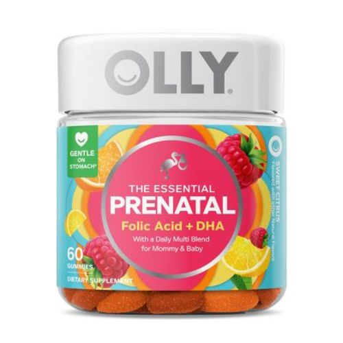 OLLY Essential Prenatal Multivitamin Gummies - Sweet Citrus - 60ct