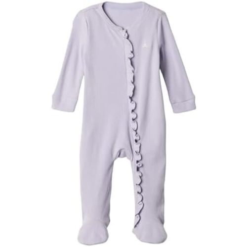 GAP baby-girls Two Way Zip Footed One-piece Outfit