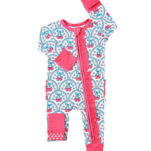 Cherry RUFFLE ZIP – Gigi and Max