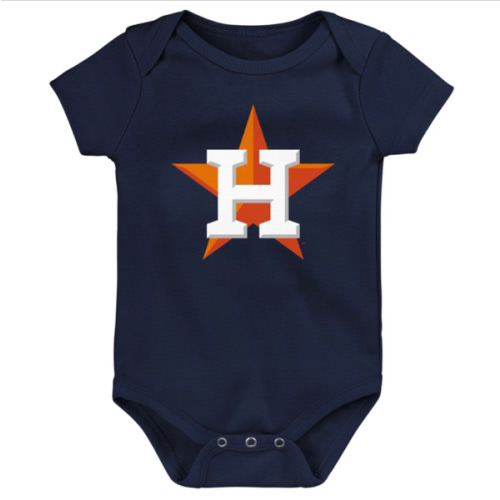 Newborn & Infant Navy Houston Astros Primary Team Logo Bodysuit