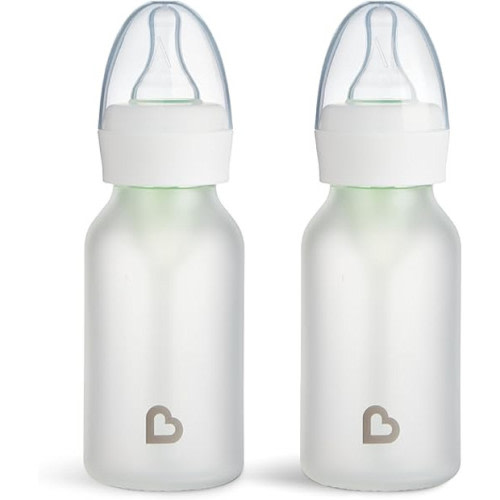 Munchkin Bond Silicone Coated Glass Baby Bottles