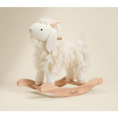 Musical Goat Plush Rocker