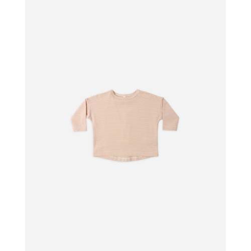 Long Sleeve Tee Melon Micro Stripe