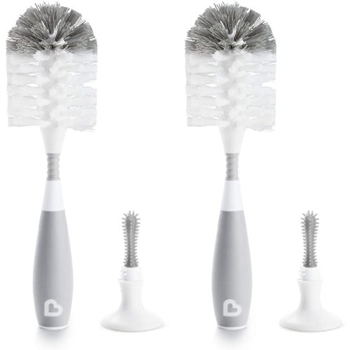 Munchkin® Bristle™ Bottle Brush, Grey