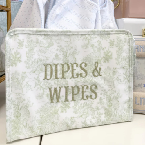 TRVL Dipes & Wipes Roadie- Bunny Toile – VACE