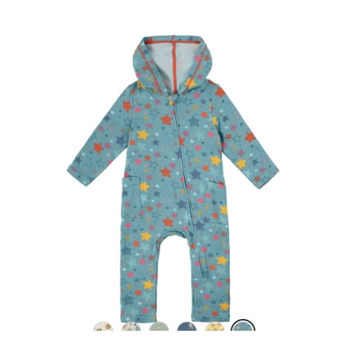 Baby Hooded Romper | Certified UPF 50+ – UV Skinz®