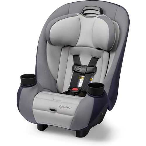 Safety 1st Ellaris 3-in-1 Convertible Car Seat, Slim Fit Design, Rear & Forward-Facing, 5-Position Headrest, 3-Across Fit, Travel-Friendly with Machine-Washable Seat Pad, London Blue