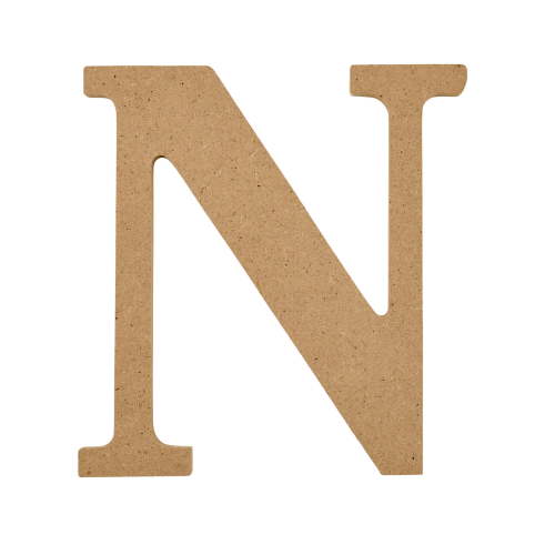 Plaid Unfinished Wood MDF 5" Letter for DIY Arts and Crafts, N