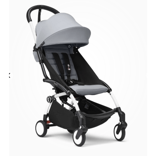 Stokke YOYO³ 6+&nbsp;Stroller&nbsp;| Flexible and Compact | Stone with White Frame