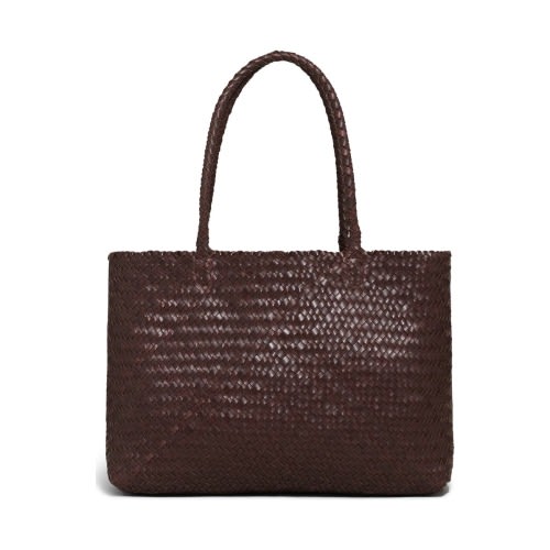 Handwoven Leather Tote