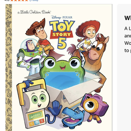 Disney and Pixar Toy Story 5 Little Golden Book