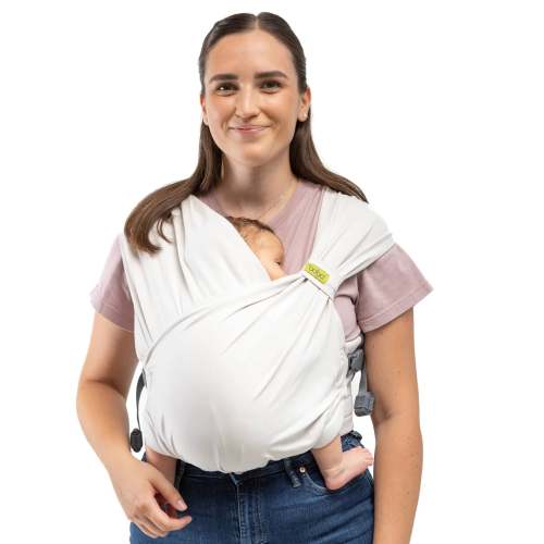 Bliss 2-in-1 Hybrid Baby Carrier & Wrap - Stone Cream