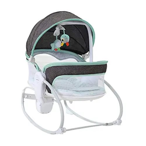 3-in-1 Baby Bouncers, Can sit and Lie Down, Brilliant Bouncer,Rocking Bouncer, Soothing Vibration, 3rd Gear Adjustment, Suitable for Babies Boys/Babies Girls/Newborns Baby