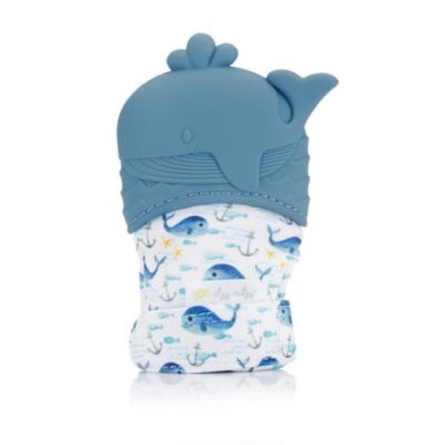 Itzy Ritzy® Whale Teething Mitt in Blue - BLUE - 0-24 MONTHS