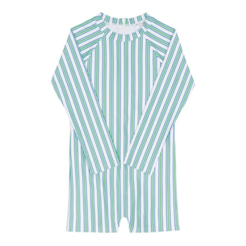 unisex tamarin stripe rashguard one piece – minnow