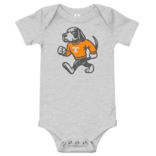Tennessee Volunteers - Retro Smokey Mascot -  Baby short sleeve one piece