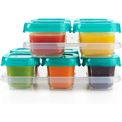 OXO Tot 12-Piece Baby Blocks Set, Teal