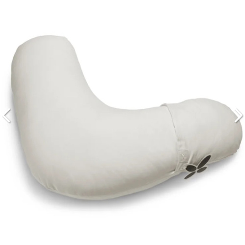 Cover for nursing pillow, polar bear white - 100% organic | COCOON