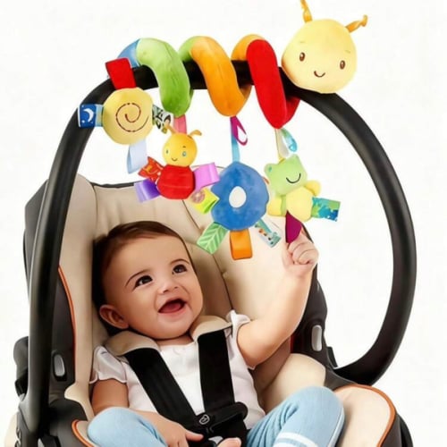 1pc Baby Car Hanging Spiral Decor Plush Doll, Soft Plush Doll Doll For Infant Stroller Crib, Suitable For 0+ Months Baby Boys And Girls (Some Accessories And Colors Are Random) | SHEIN USA