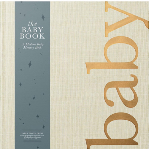 The Baby Memory Book: Beautiful Modern Baby Book and Scrapbook for Baby's First Years to Track Special Moments, Milestones and Growth from Pregnancy to First 5 Years