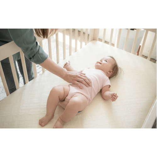Organic Breathable Ultra Baby Crib Mattress- Lightweight option (2-Stage)