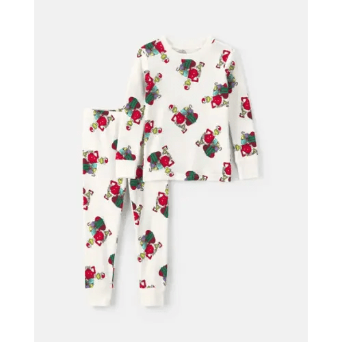 Toddler 2-Piece Dr. Seuss™ The Grinch Christmas 100% Cotton Snug Fit Pajama Set - Ivory | Carter's