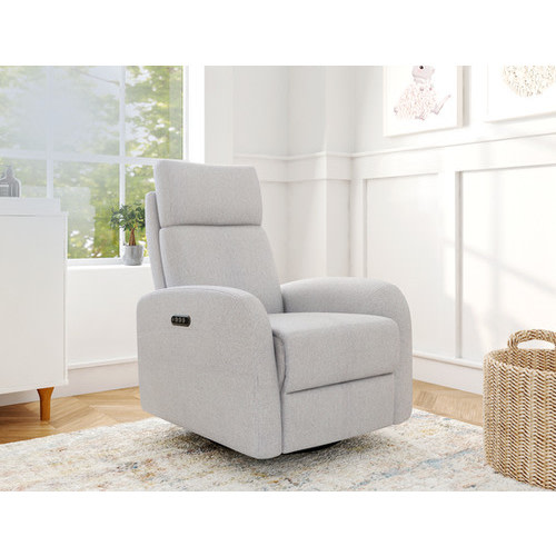 Serena Triple Power Swivel Glider Recliner in Grey