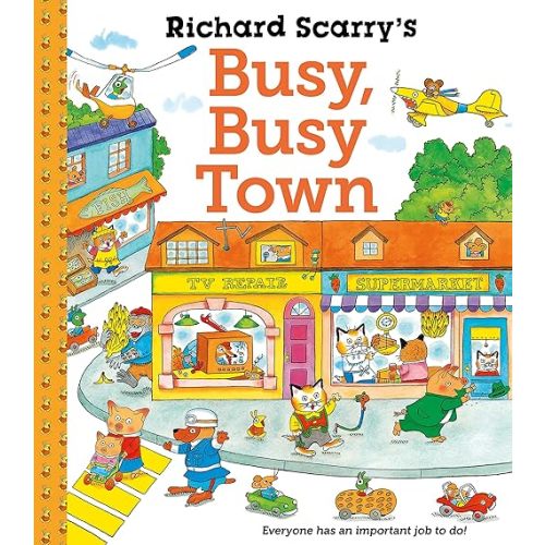 Faber Faber Richard Scarrys Busy Busy Town. Paperback – August 3, 2023
