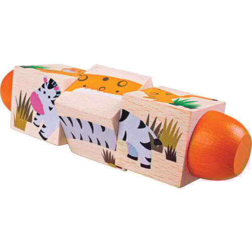 Jungle Twist Blocks - Bigjigs Toys | Maisonette