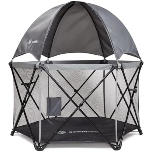 Baby Delight Go with Me Eclipse Deluxe Portable Playard, Grey