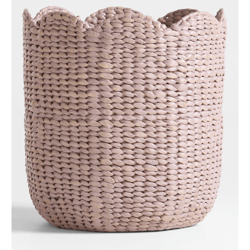 Bloom Lilac Woven Large Floor Storage Bin
